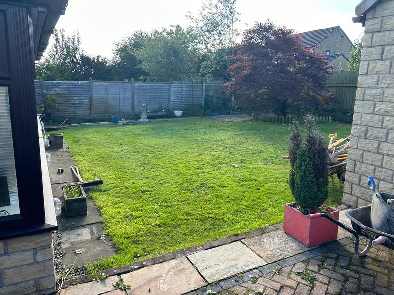 indian sandstone patio garden colne 20